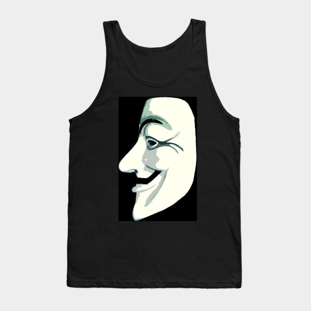 V for art Tank Top by dltphoto